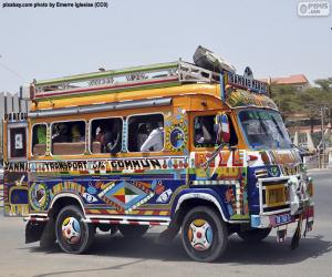 Puzzle Λεωφορείο, Ντακάρ, Σενεγάλη